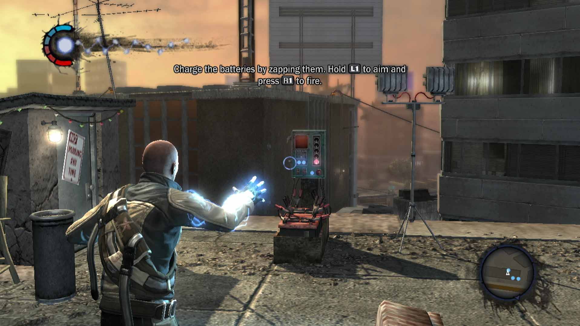 Infamous PS3 charge batteries zapping electrocity