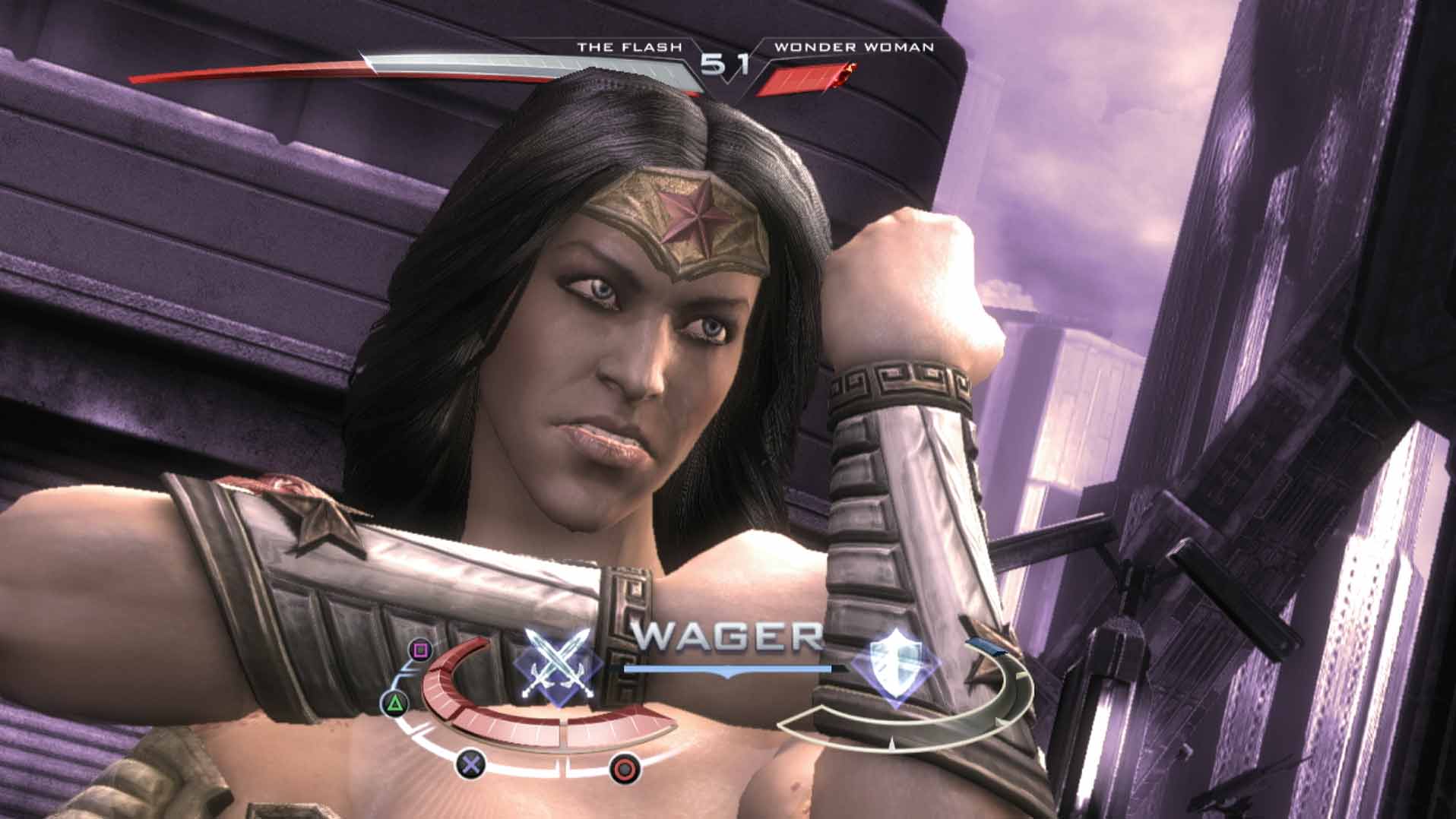 Injustice Gods Among Us PS3 wonder women wagner special move