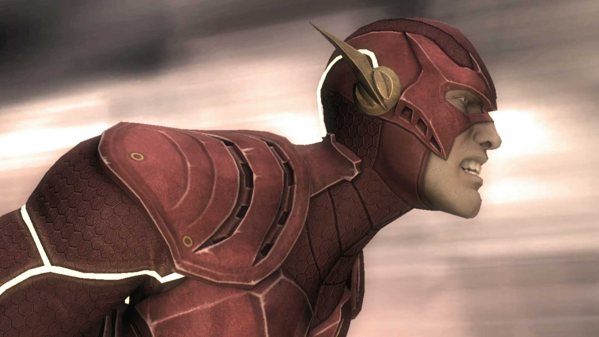 Injustice Gods Among Us PS3 character flash close-up