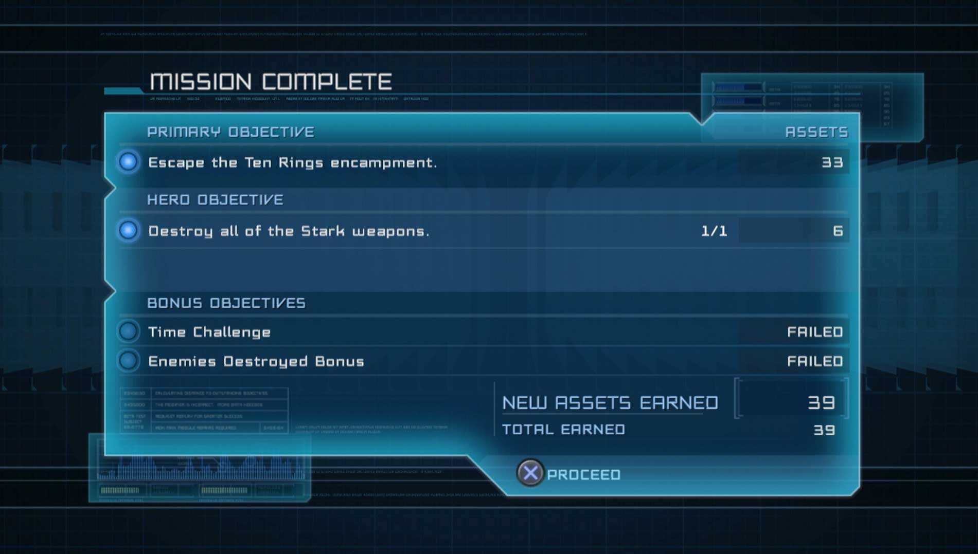 Iron Man PS3 mission complete information