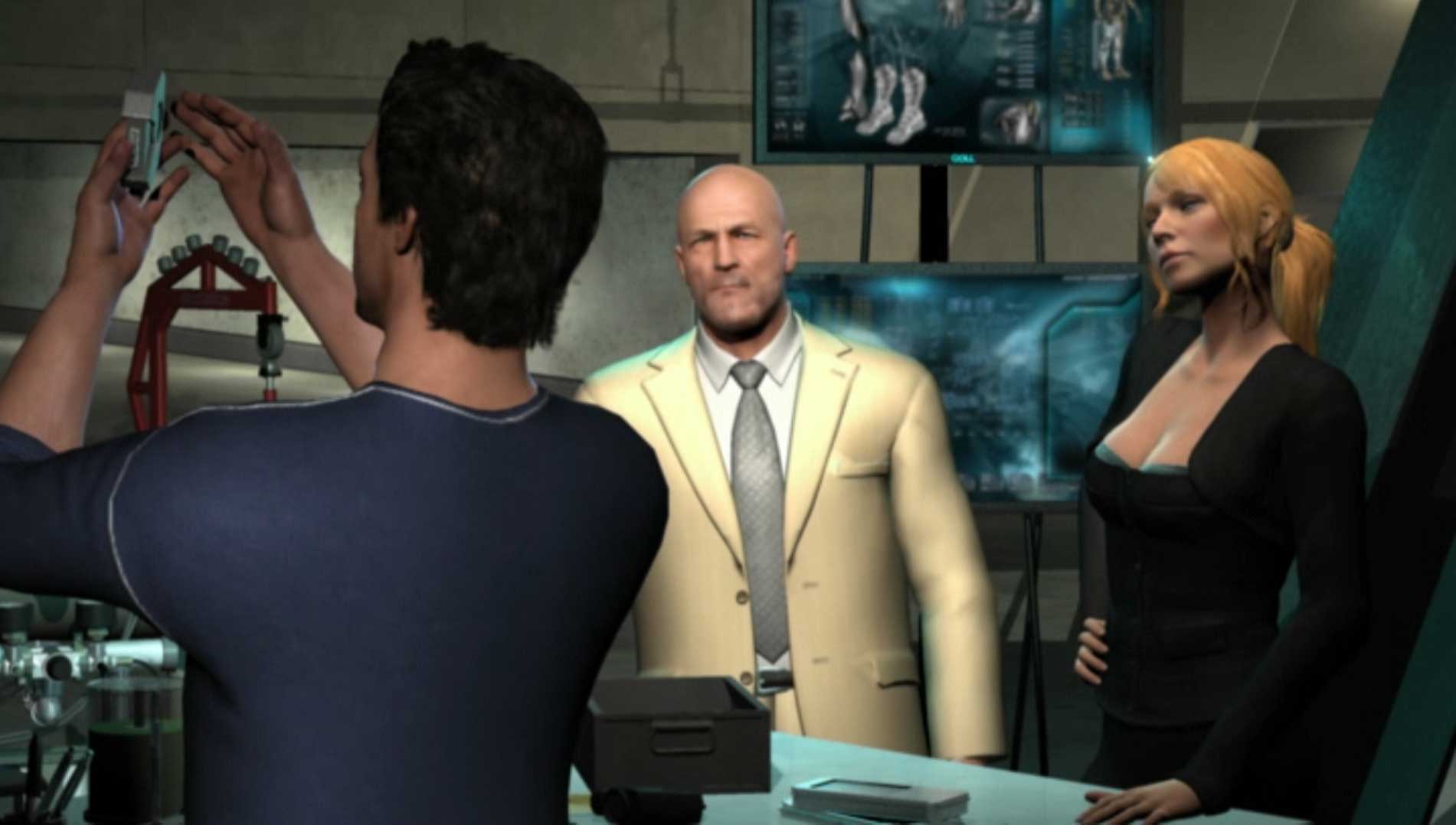 Iron Man PS3 cutscene Pepper Potts Obadiah Stane