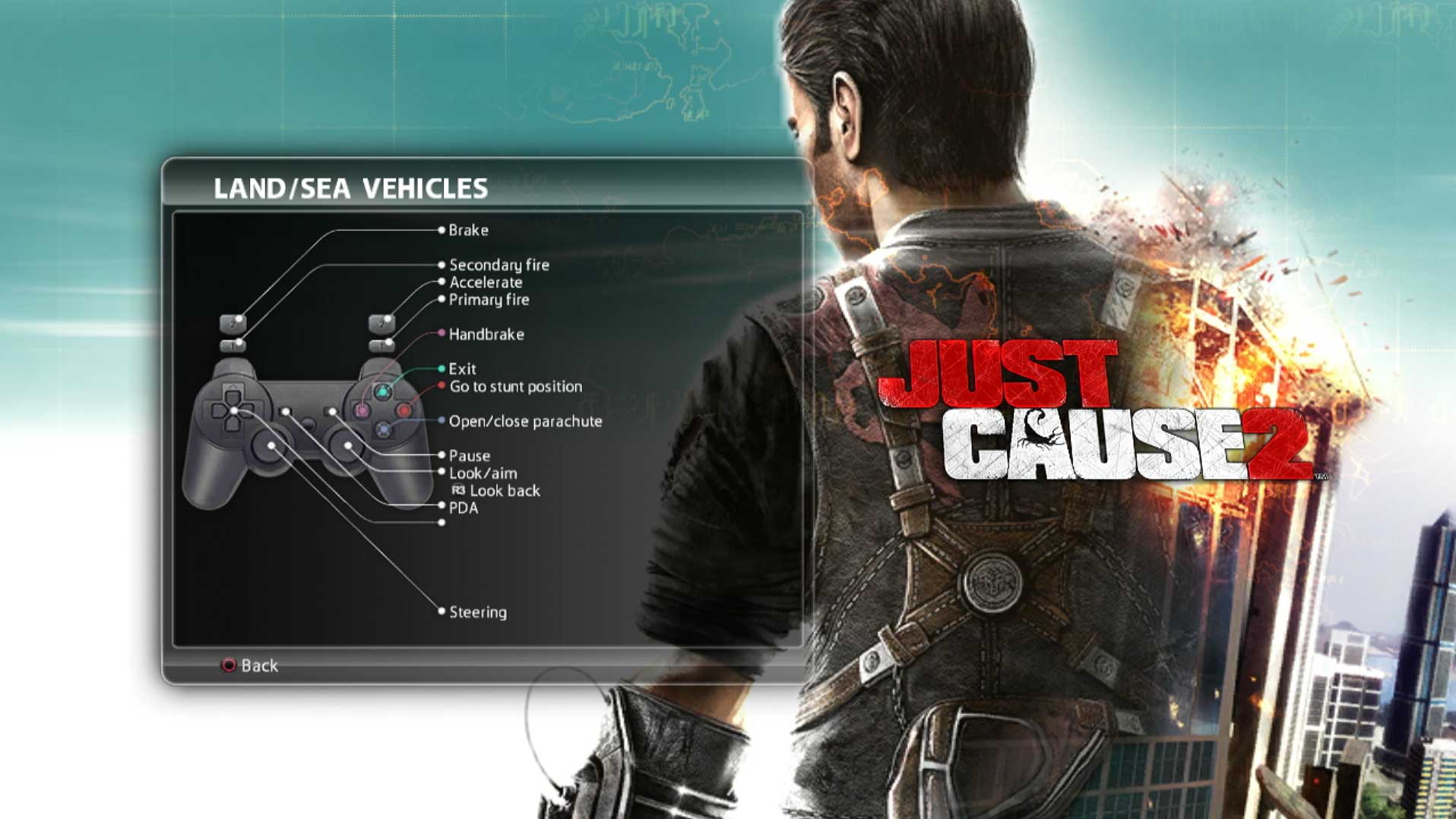 screenshot game controller button layout vehicle