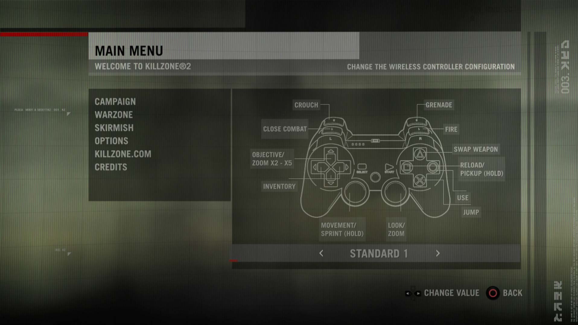 game controller button layout