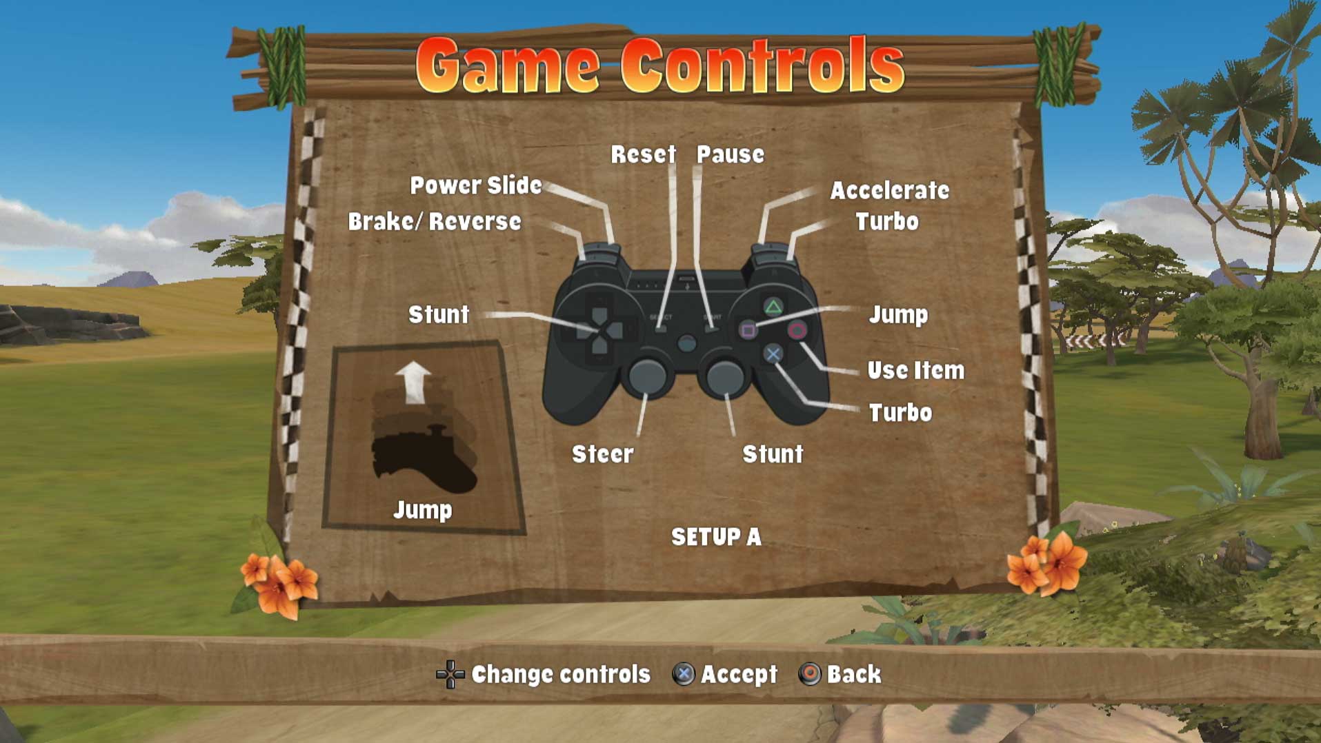 game controller button layout