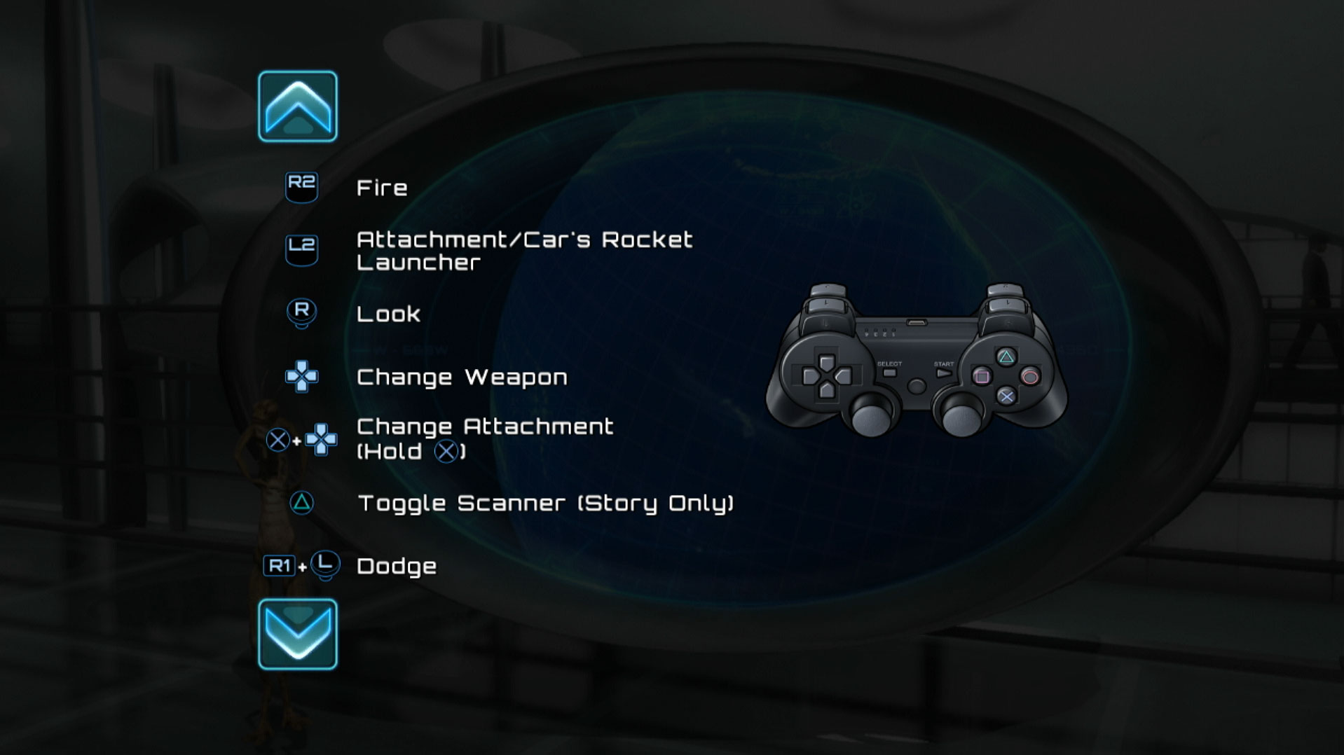 game controller button layout