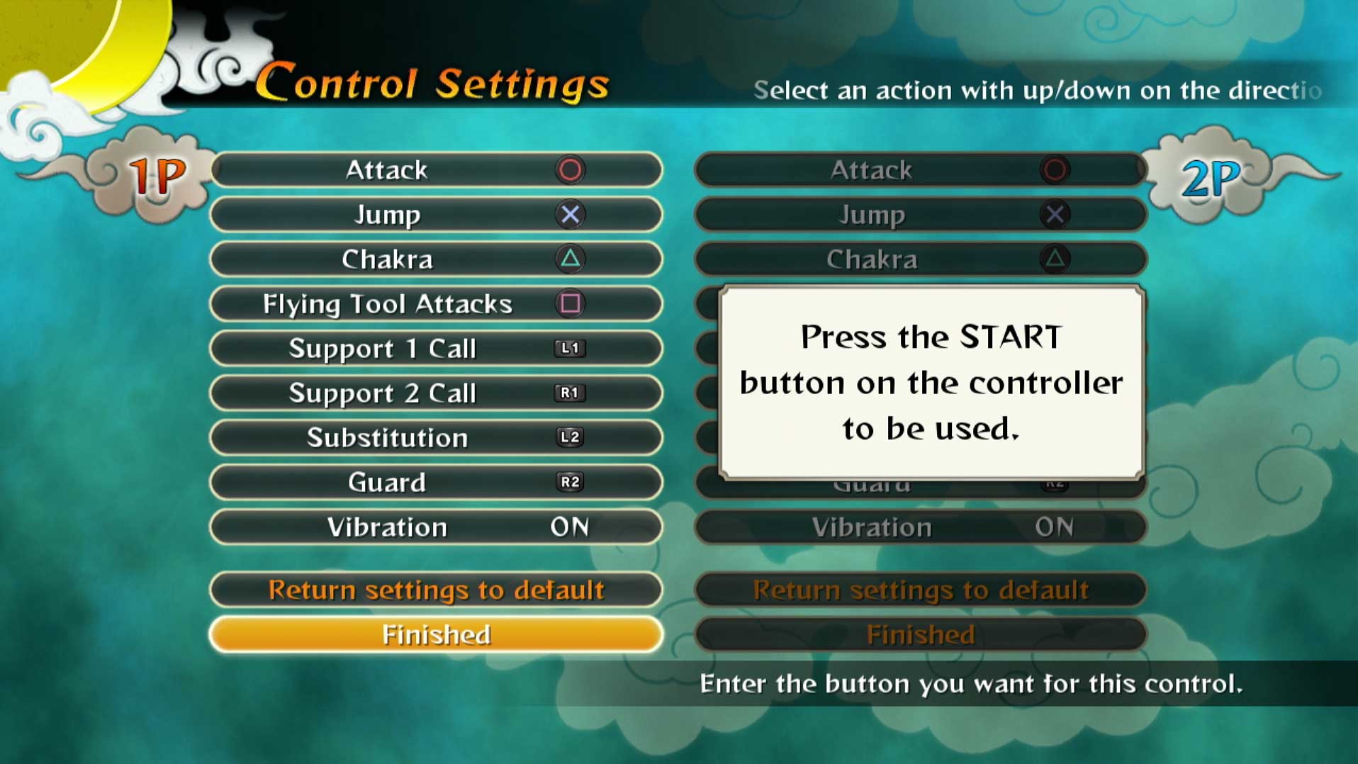 game controller button layout