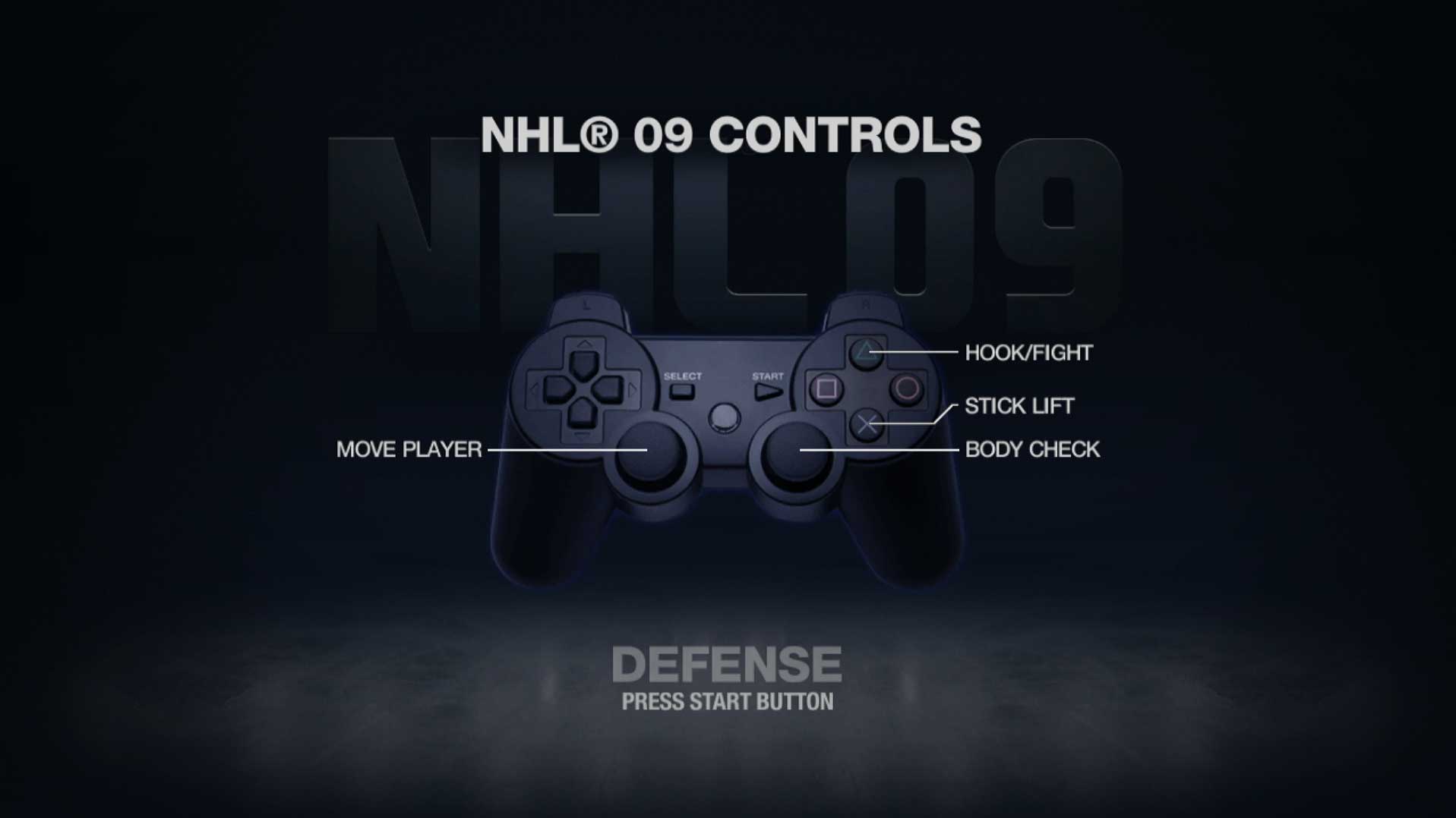 game controller button layout defence