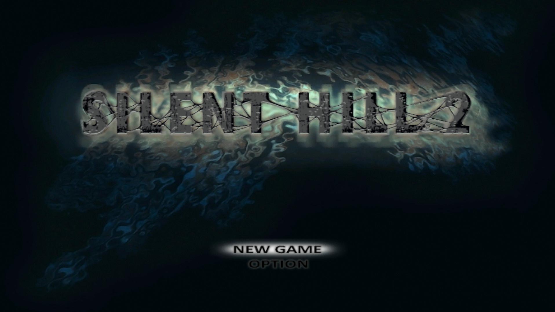 video game main menu screen