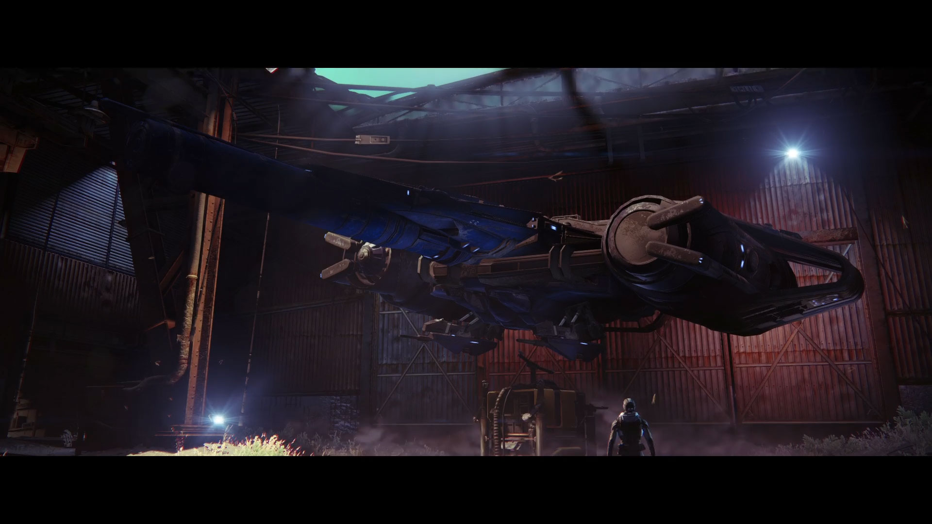 Destiny PS4 spaceship rising cutscene