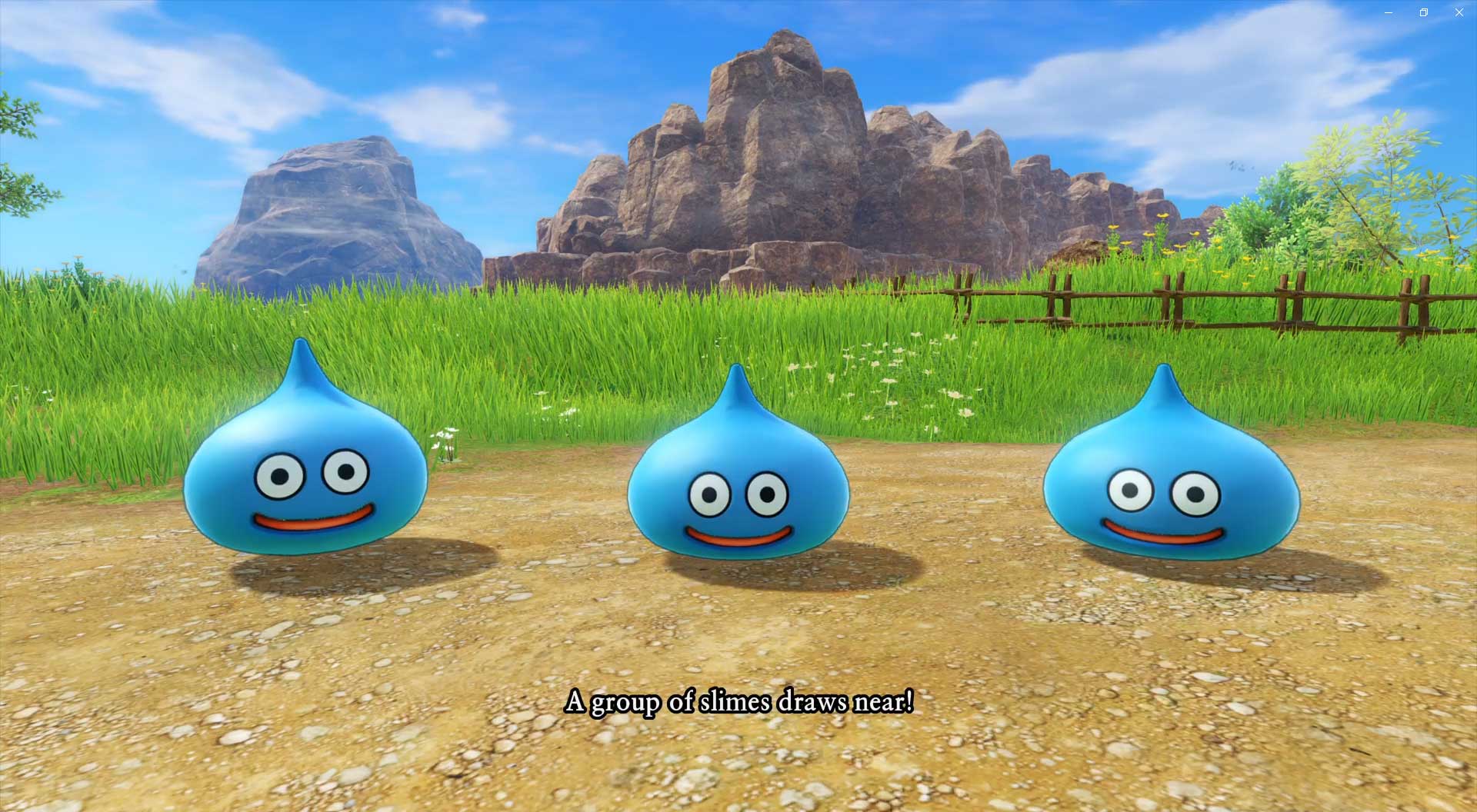 Dragon Quest XI Echoes of An Elusive Age PS4 3 blue slimes