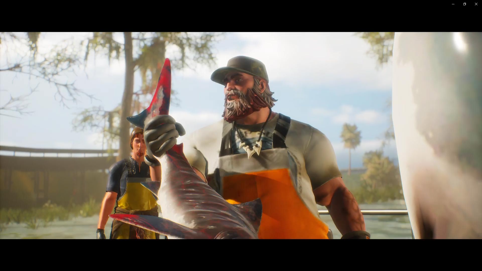 Maneater PS4 Scaly Pete cutscene