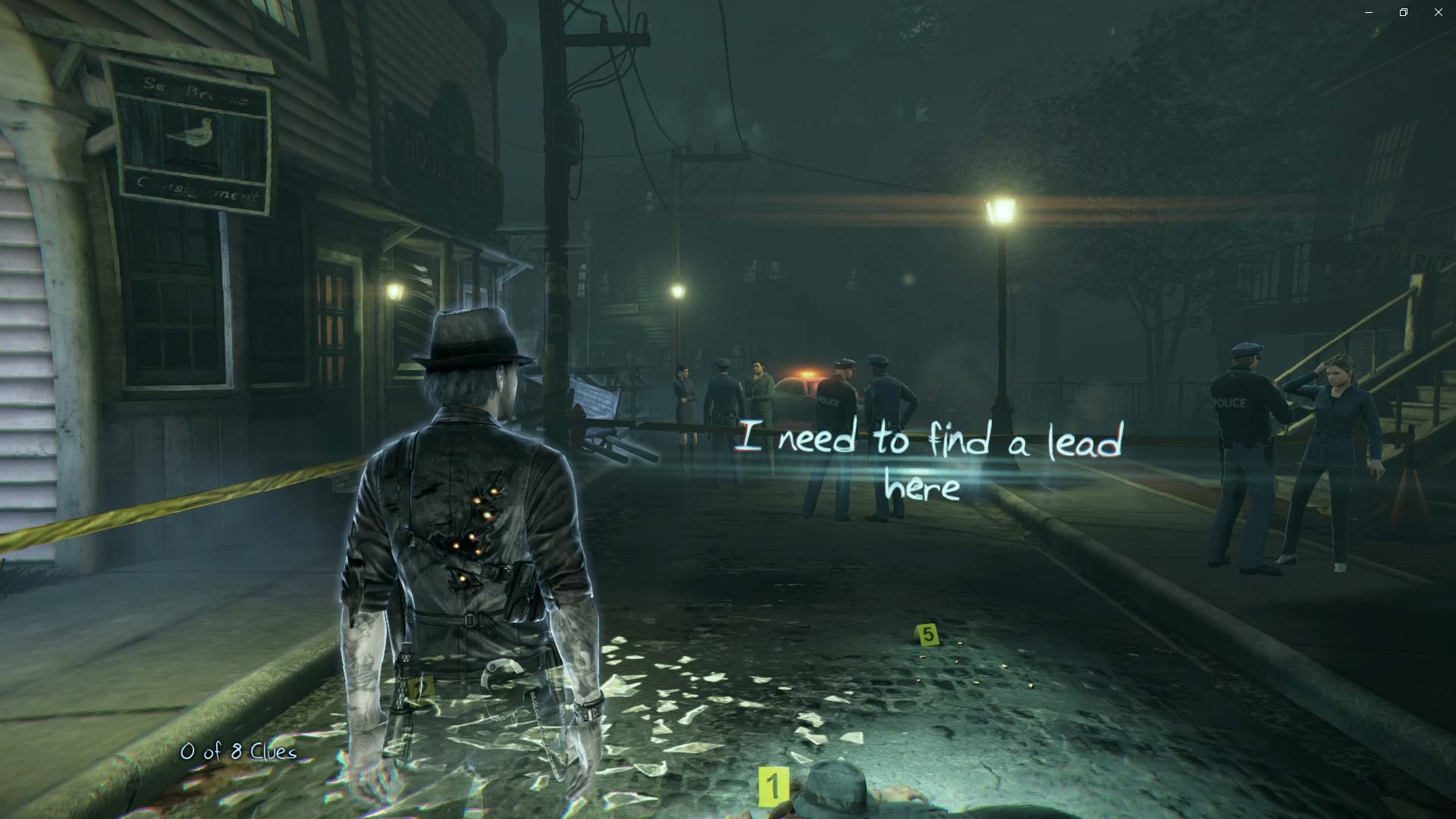 Murdered Soul Suspect PS4 crime scene investigate